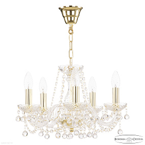 Хрустальная подвесная люстра Bohemia IVELE Crystal 108/5/141 G