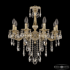 Подвесная хрустальная люстра Bohemia Ivele Crystal 73101/8/175 B GW