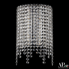Бра хрустальное светодиодное APL LED Sicilia SH500.B5.20-32.B.Ni.4000