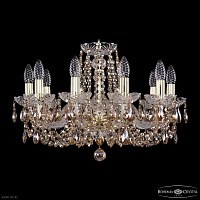 Хрустальная подвесная люстра Bohemia IVELE Crystal 1402/10/195 G R721