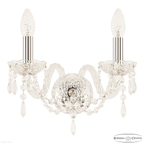 Бра хрустальное Bohemia IVELE Crystal 104B/2/141 Ni
