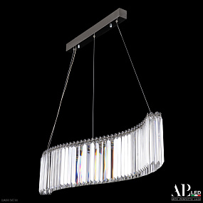 Большая хрустальная светодиодная люстра APL LED Sicilia SH12.100.A.Ni.4000