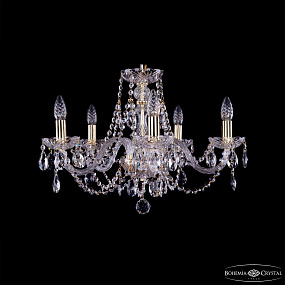 Хрустальная подвесная люстра Bohemia IVELE Crystal 1406/5/195/G