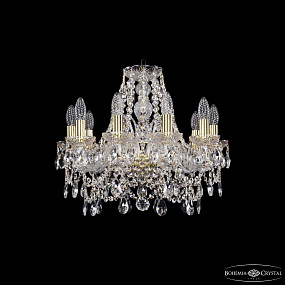 Хрустальная подвесная люстра Bohemia IVELE Crystal 1411/10/160/G