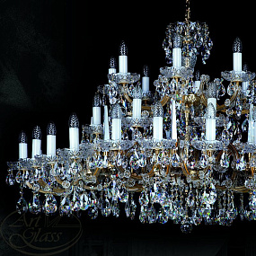 Люстра большая ARTGLASS MARIA TEREZIA 32 CE