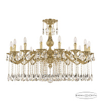 Большая хрустальная люстра Bohemia Ivele Crystal Verona 72102/16/360 A G
