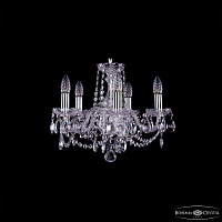 Хрустальная подвесная люстра Bohemia IVELE Crystal 1402/5/141/Ni