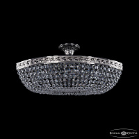 Хрустальная потолочная люстра Bohemia IVELE Crystal 19113/60IV Ni
