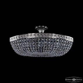 Хрустальная потолочная люстра Bohemia IVELE Crystal 19113/60IV Ni