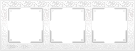 Рамка на 3 поста (белый) Werkel WL05-Frame-03-white