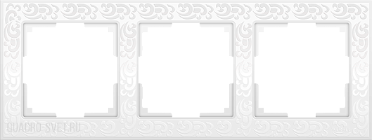 Рамка на 3 поста (белый) Werkel WL05-Frame-03-white