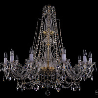 Большая хрустальная люстра Bohemia IVELE Crystal 1411/10/360/XL-87 G
