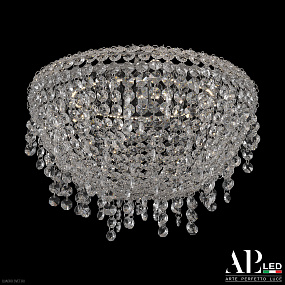 Хрустальная потолочная светодиодная люстра APL LED Rimini S501.0.30.B.3000