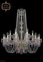 Большая хрустальная люстра Bohemia Art Classic 11.24.12+6.300.h-94.Gd.V7010