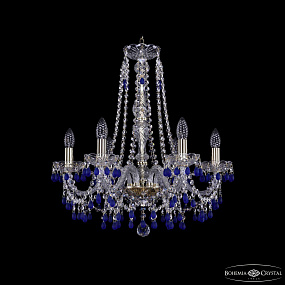 Хрустальная подвесная люстра Bohemia IVELE Crystal 1410/6/195/h-60 G V3001