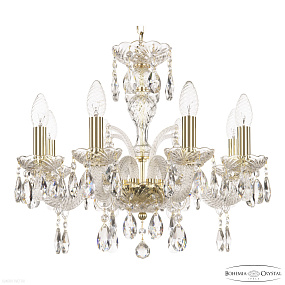 Хрустальная подвесная люстра Bohemia IVELE Crystal 118/8/165 G