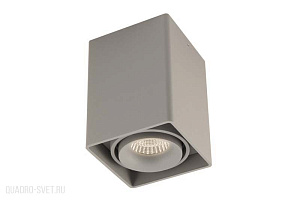 Накладной светодиодный светильник Donolux DL18610/01WW-SQ Silver Grey