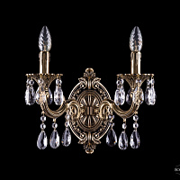 Бра литое с хрусталем Bohemia IVELE Crystal 1702B/2/175 A/GB