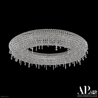 Хрустальная потолочная светодиодная люстра APL LED Rimini S502.0.80.B.3000
