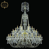 Большая хрустальная люстра Bohemia Art Classic 11.11.24+12+6.460v.2d.XL-167.Gd.Sp