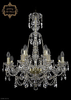 Большая хрустальная люстра Bohemia Art Classic 11.25.8+4.220.XL-80.Gd.Sp
