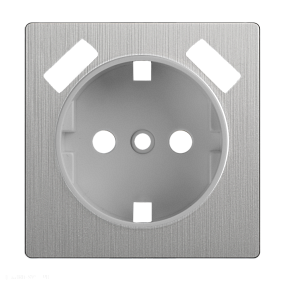Накладка  для розетки USB (cеребряный рифленый) Werkel WL09-USB-CP