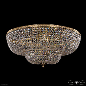 Большая хрустальная люстра Bohemia IVELE Crystal 19101/100IV G C1