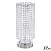 Хрустальная светодиодная настольная лампа APL LED Sicilia SH500.L3.17-38.A.Ni.4000