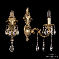 Бра с хрусталем Bohemia Ivele Crystal Verona 7201B14/1/175 A G