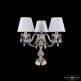Настольная лампа с хрусталем Bohemia IVELE Crystal 1406L/3/141-39 G SH2A-160