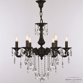 Хрустальная подвесная люстра Bohemia IVELE Crystal Florence 71102/6/175 B PD