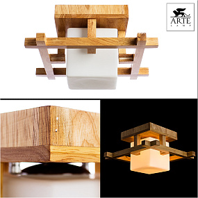 Потолочный светильник Arte Lamp WOODS A8252PL-1BR