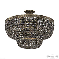 Хрустальная потолочная люстра Bohemia IVELE Crystal 19101/55IV GB R731