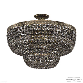 Хрустальная потолочная люстра Bohemia IVELE Crystal 19101/55IV GB R731