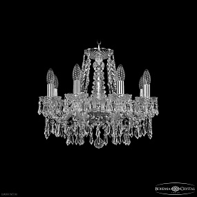 Хрустальная подвесная люстра Bohemia IVELE Crystal 1403/8/160 Ni