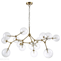 Большая люстра Crystal Lux MAXIMO SP15 BRONZE