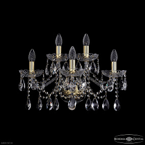 Бра с хрусталем Bohemia IVELE Crystal 1413B/3+2/200/XL G