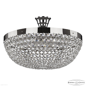 Хрустальная потолочная люстра Bohemia IVELE Crystal 19291/45NZ/LED-DIM Ni