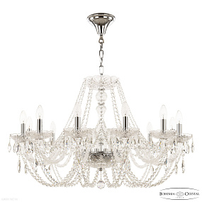Хрустальная подвесная люстра Bohemia IVELE Crystal 101/12/300 Ni