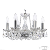 Хрустальная подвесная люстра Bohemia IVELE Crystal 119/6/141 Ni