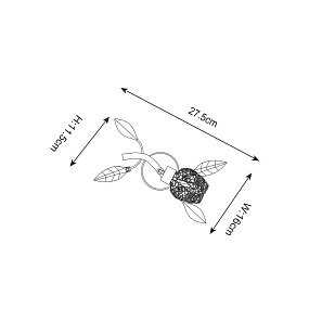 Бра Zumaline GUARAN G916006-1R