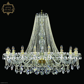 Большая хрустальная люстра Bohemia Art Classic 11.25.20.460.h-108.Gd.Sp