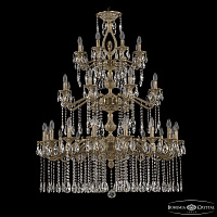 Подвесная хрустальная люстра Bohemia Ivele Crystal Verona 72402/16+8+8/360/3d A FP FA2B