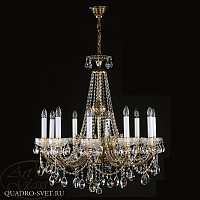 Люстра подвесная ARTGLASS CR 0006/10/20 BRASS ANTIQUE CE