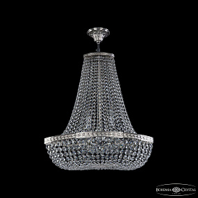 Хрустальная подвесная люстра Bohemia IVELE Crystal 19113/H2/55IV Ni