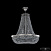 Хрустальная подвесная люстра Bohemia IVELE Crystal 19113/H2/55IV Ni