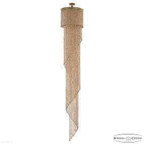 Каскадная хрустальная люстра Bohemia IVELE Crystal 83113/45IV-250 G R722