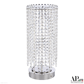 Хрустальная светодиодная настольная лампа APL LED Sicilia SH500.L3.17-38.B.Ni.4000