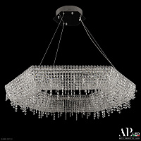 Большая хрустальная светодиодная люстра APL LED Sicilia SH506.0.80.B.Ni.4000