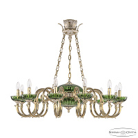 Подвесная люстра Bohemia Ivele Crystal Verona 72003P/12/300 GW P Clear-Green/H-1K Y8